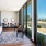 clubroom sitting area with floor-to-ceiling windows and harbor views