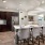 kitchen island with seating in open kitchen