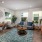 living room with large windows