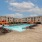 outdoor swimming pool with lap lanes